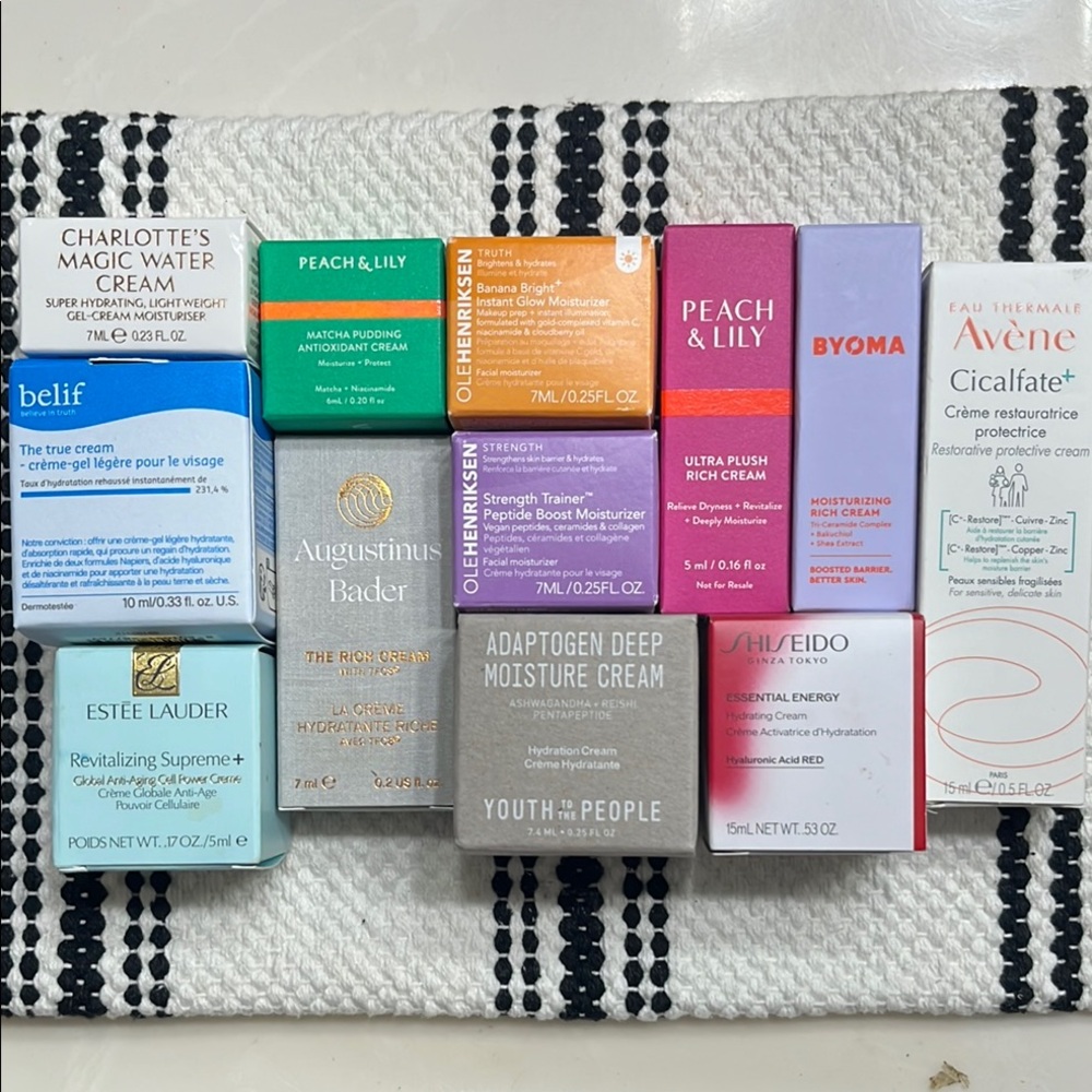 Moisturizer samples bundle 36 pieces